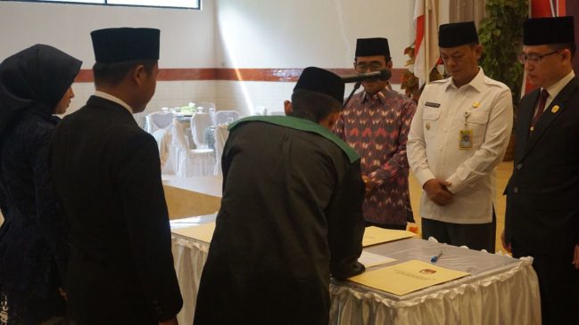 Resmi, Alumni SKPP BAWASLU RI Tingkat Nasional Dilantik Jadi PPK di Kota Prabumulih