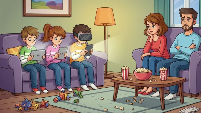 kecanduan gadget anak