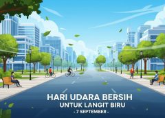 hari udara bersih untuk langit biru