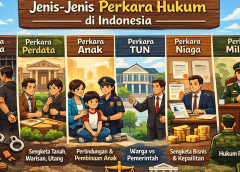 5 jenis perkara hukum di indonesia