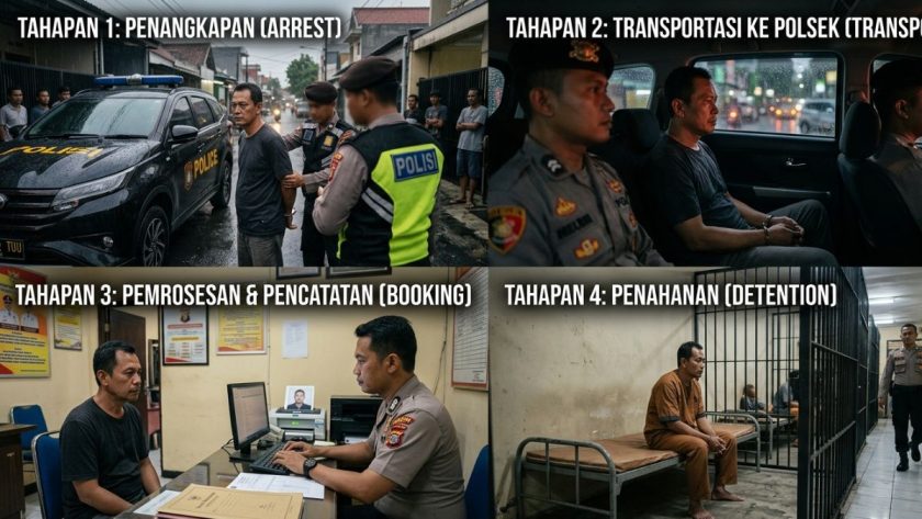 5 Tahapan Penangkapan dan Penahanan