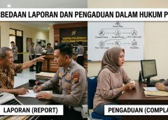 Perbedaan Laporan dan Pengaduan dalam Hukum Pidana