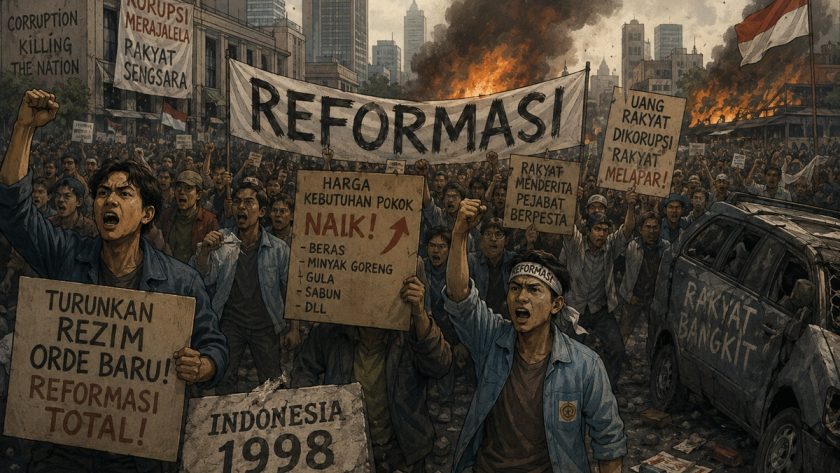 Latar Belakang Reformasi 1998 Lengkap
