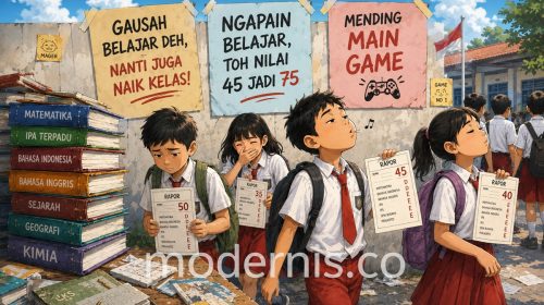 Naik Kelas jadi Kewajiban, Belajar Mulai Ditinggalkan
