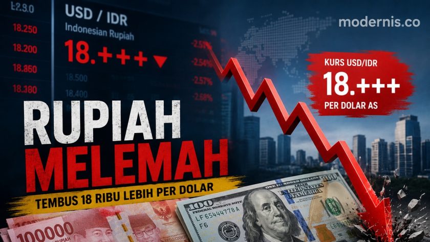 Rupiah Anjlok 18 Ribu Lebih, Ini 5 Penyebab