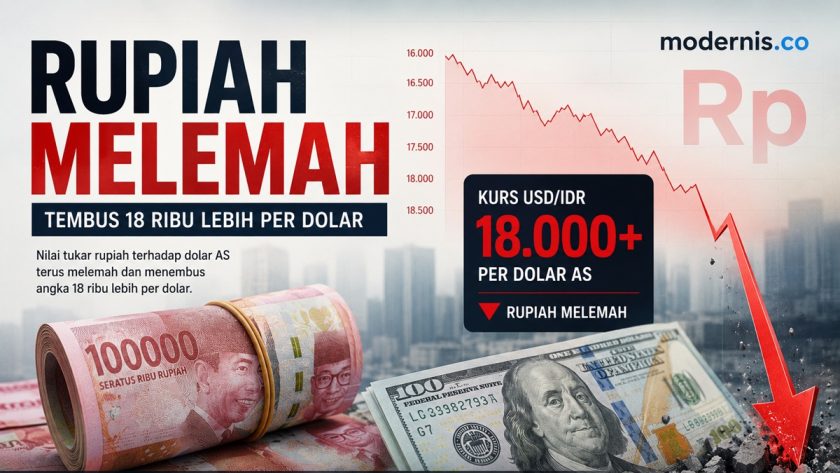 Rupiah Anjlok 18.035 Lebih, 5 Faktor Global Penyebabnya!